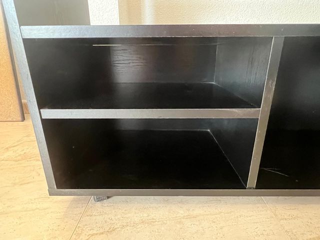 Mueble TV - Negro - Madera