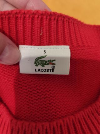 Jersey Lacoste rojo