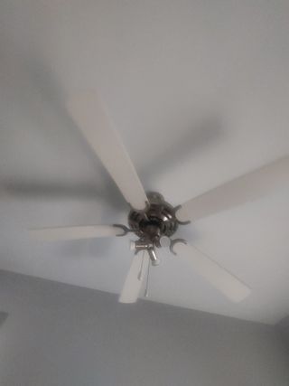 Ventilador techo 5 aspas blanco