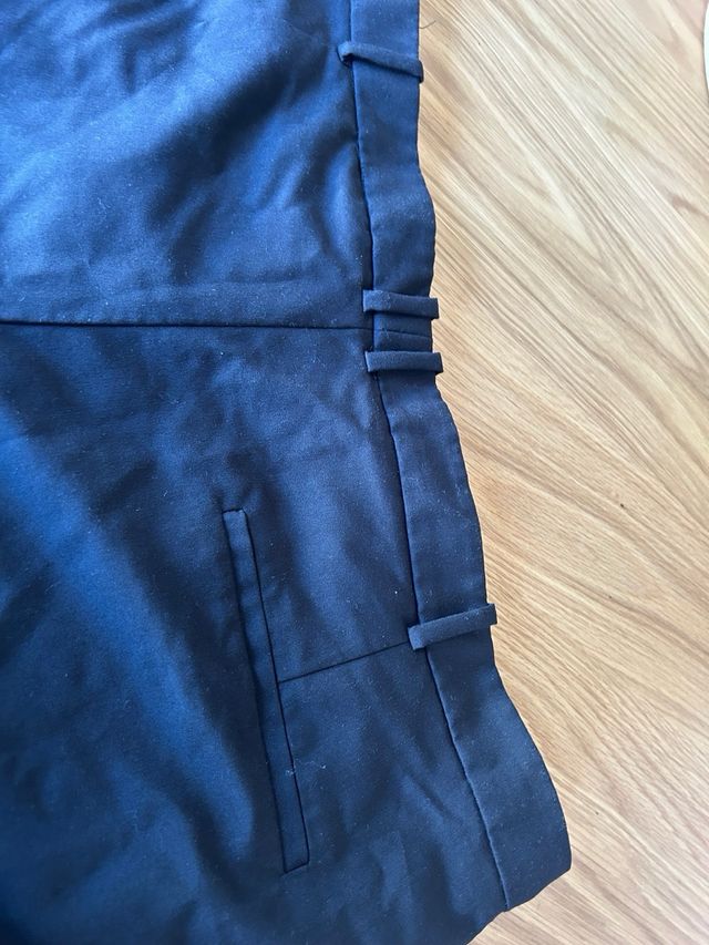 2 Pantalones Mango XL - Negro/Azul