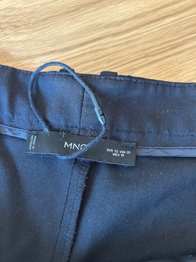 2 Pantalones Mango XL - Negro/Azul