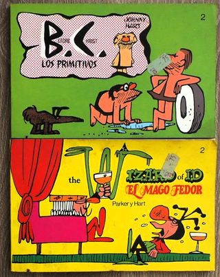 Comics antiguos. B.C. Los primitivos // Wizard of 