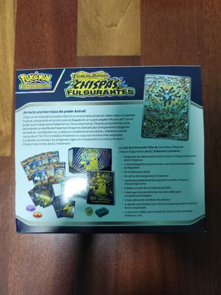 Caja ETB Pokémon Chispas Fulgurantes