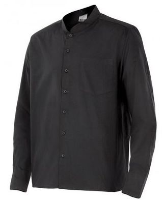 Camisa negra Velilla cuello mao (camarero)