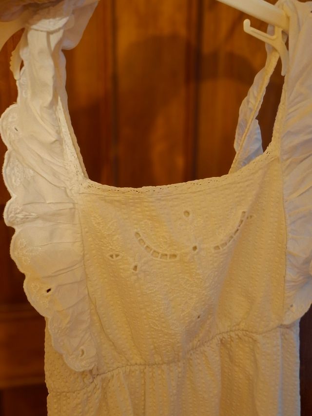 Vestido blanco niña