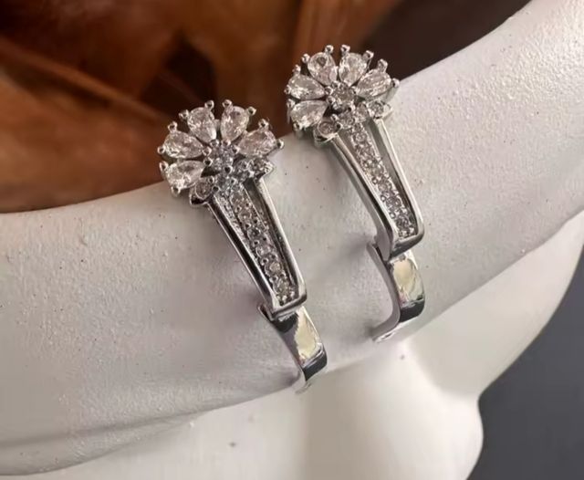 Pendientes Plata circonitas