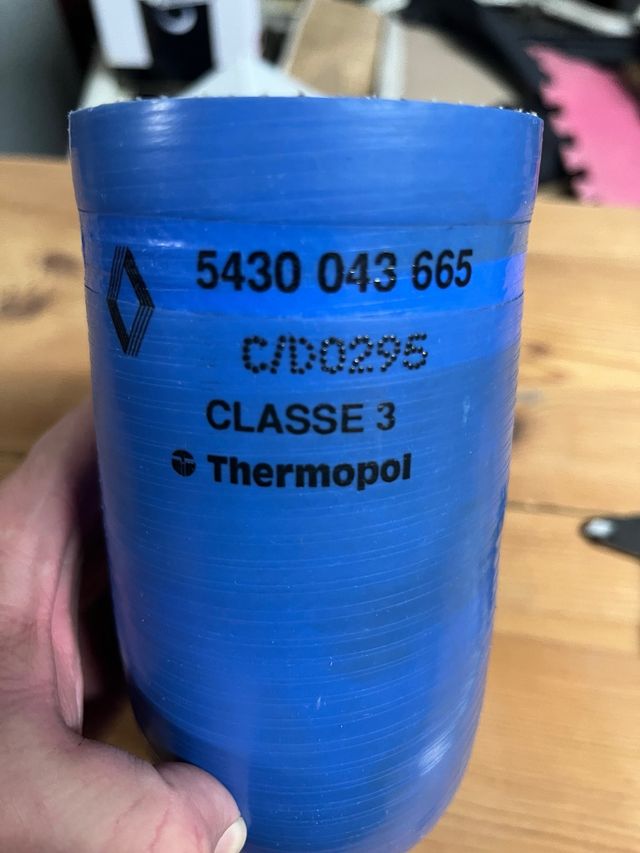 Codo silicona Renault 5430043665 manguito