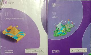 Libro de Geografía i historia 1°ESO + atlas
