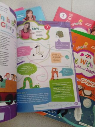 Lote 7 revistas inglés infantiles