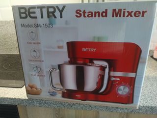 Amasadora Betry SM-1503 Roja.