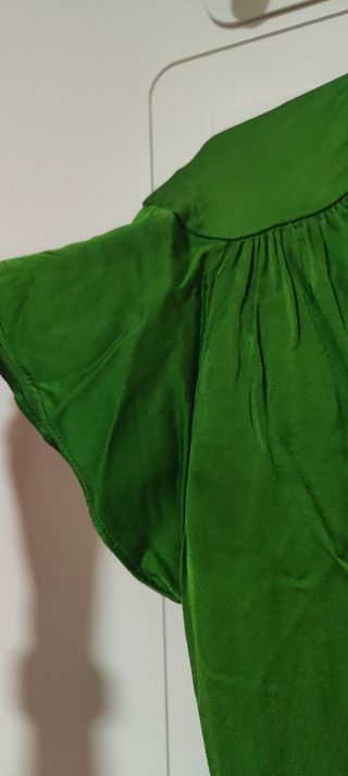 Blusa Zara Woman verde - M