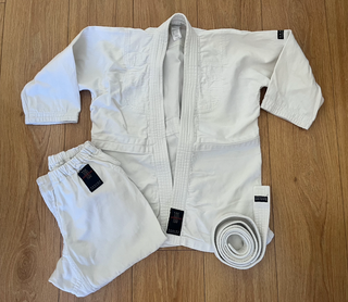 Kimono de judo blanco de niño Decathlon
