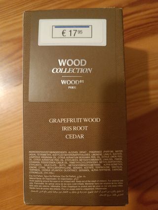 Perfume " WOOD COLLECTION 01 PURE " ZARA 100 ML.