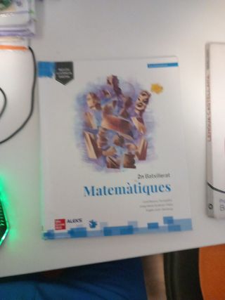 Matemàtiques 2n Batxillerat