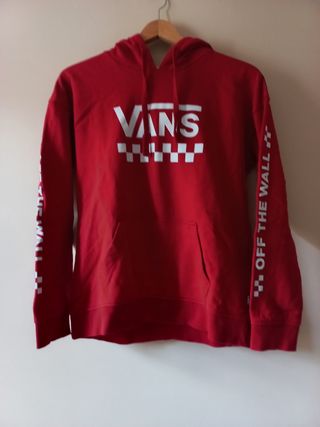 Sudadera roja Vans - Talla M
