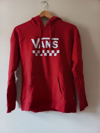 Sudadera roja Vans - Talla M