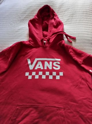 Sudadera roja Vans - Talla M