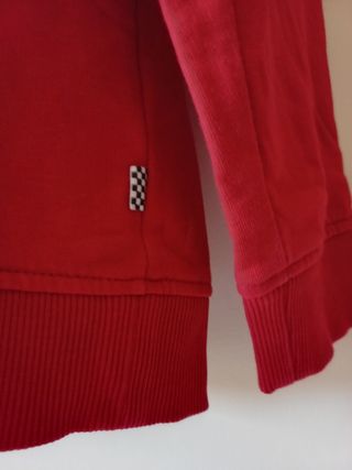 Sudadera roja Vans - Talla M