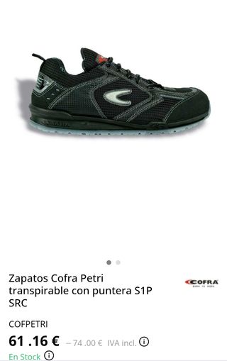 Zapatos seguridad Cofra Petri