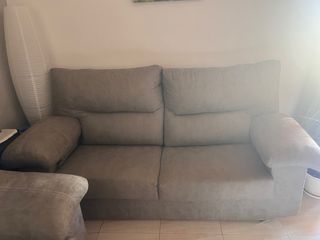 Sofá 2 y 3 plazas gris
