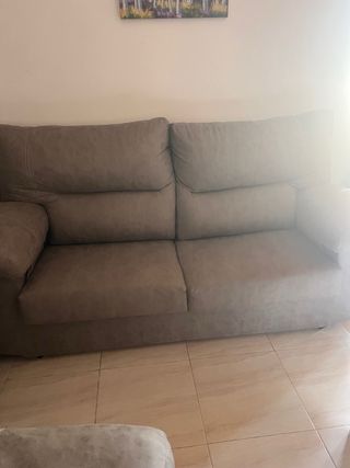 Sofá 2 y 3 plazas gris