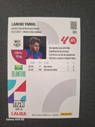 ROOKIE LAMINE YAMAL 108 BIS MEGACRACKS 24 25