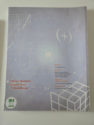Libro de física y química
ISBN 9788416812899 