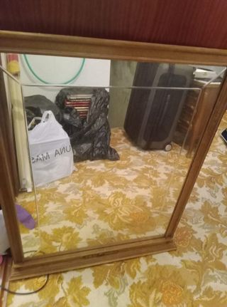 Espejo madera dorado