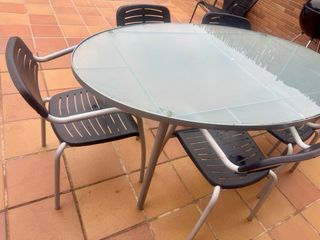 Sedie da giardino - 6 sedie in metallo