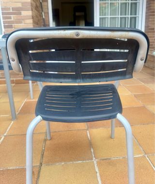 Sedie da giardino - 6 sedie in metallo