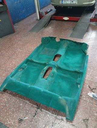 Moqueta Peugeot 205 verde