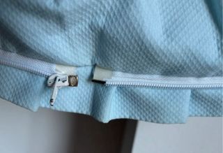 Saco bebé azul claro + sombrilla