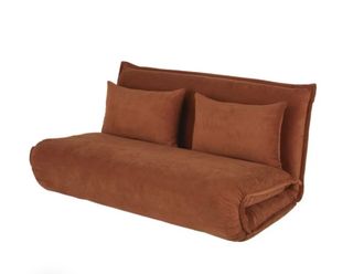 Sofá cama naranja cobrizo - plegable
