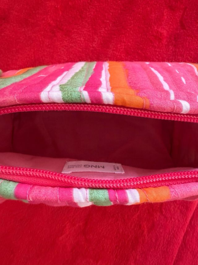 Borsa da toilette multicolor Mango