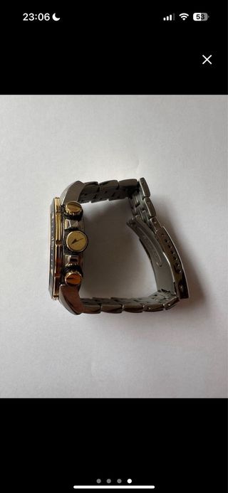 Reloj Lotus cronógrafo dorado y plateado