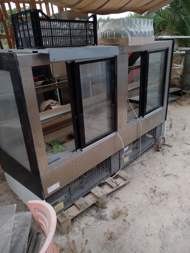 Vitrina frigorífica acero inoxidable