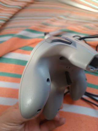 Comando. Joystick funzionale. Nintendo 64 Grigio