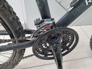 Bicicleta Rockrider RR 5.2 JR negra de 24"