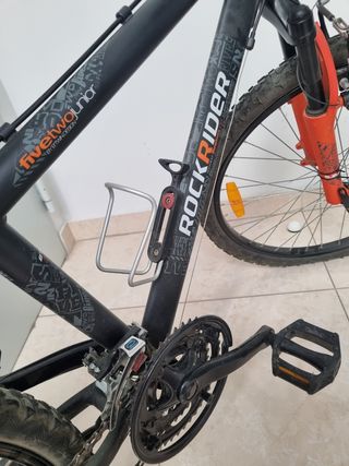 Bicicleta Rockrider RR 5.2 JR negra de 24"