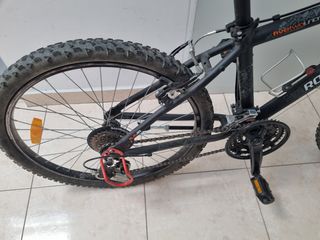 Bicicleta Rockrider RR 5.2 JR negra de 24"