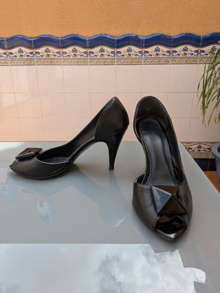 Tacones negros -talla 37