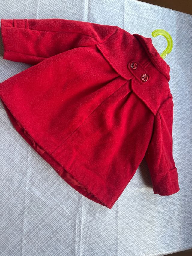 Abrigo rojo bebé MAYORAL 4-6 meses