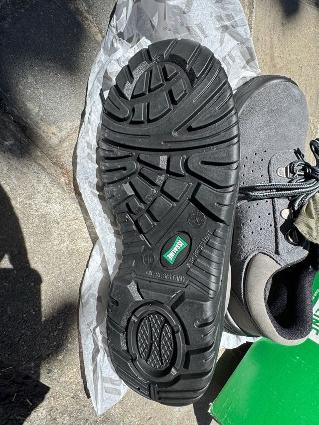 Zapatos seguridad ISS-LINE grises , talla 40