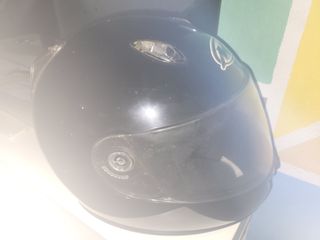 Casco moto MU Helmets negro