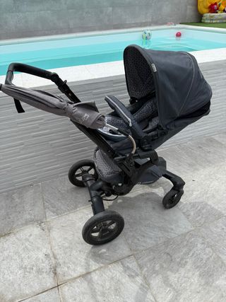 Silla paseo bebé + silla coche + capazo + grupo 0