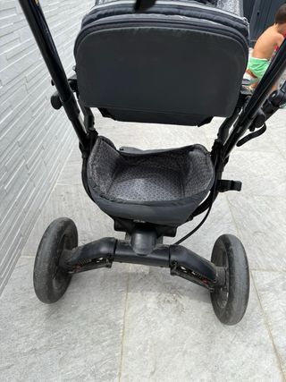 Silla paseo bebé + silla coche + capazo + grupo 0
