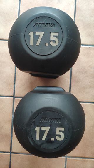 Mancuernas 17.5kg - Muy buen estado