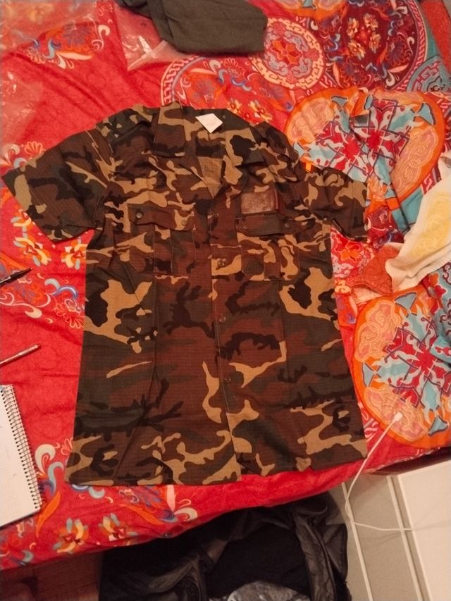 Camisa militar camuflaje