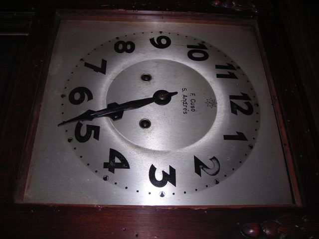 Reloj Pared A CUERDA Madera (Junghans)