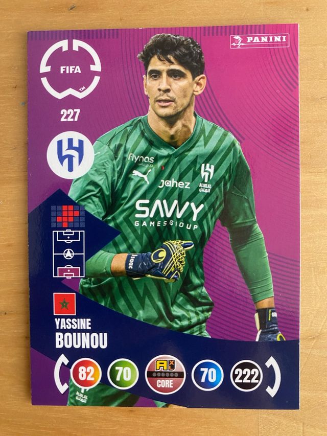 Card base Bounou (Bono) Adrenalyn XL FIFA  CWC 25